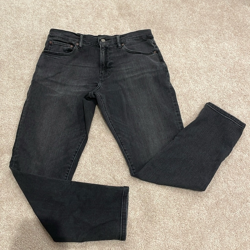 Lucky Brand Black Denim 412 Athletic Slim Fit